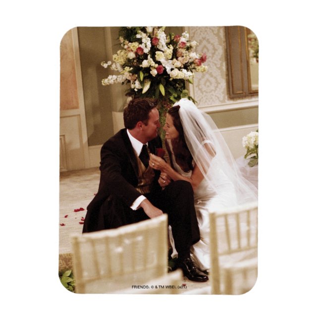 FRIENDS™ | Chandler & Monica Verheiratet Magnet (Vertikal)