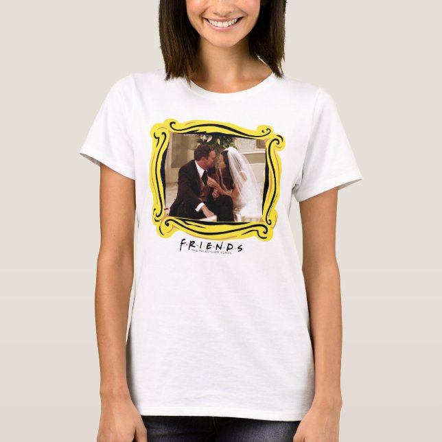 FRIENDS™ | Chandler & Monica Verheiratet T-Shirt (Vorderseite)