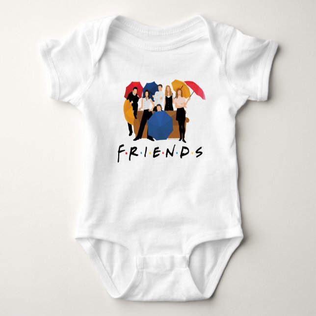 FRIENDS™ Character Silhouette T - Shirt (Vorderseite)