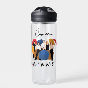 FRIENDS™ Charakter-Silhouette Namen einfügen Trinkflasche