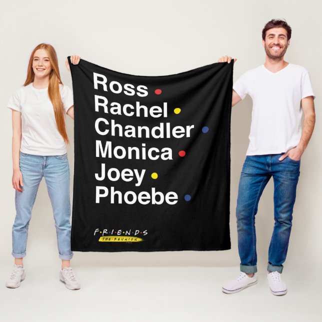 FRIENDS™ | Charakternamen Fleecedecke (Beispiel)