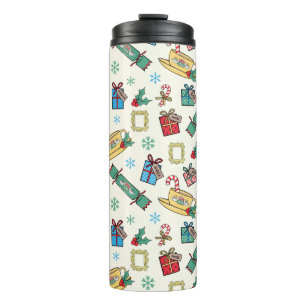 FRIENDS™   Christmas Icon Muster Thermosbecher