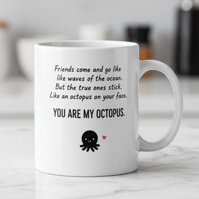 Friends Coffee Mug Funny Gift for Best Friend Zweifarbige Tasse (Von Creator hochgeladen)