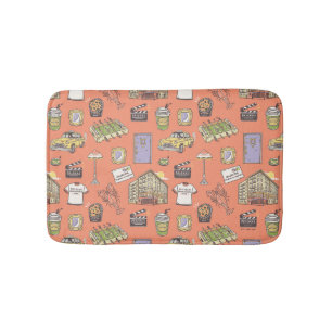 FRIENDS™ Colorful Icons Pattern Badematte