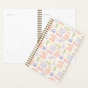 FRIENDS™ Colorful Quotes Pattern Planer