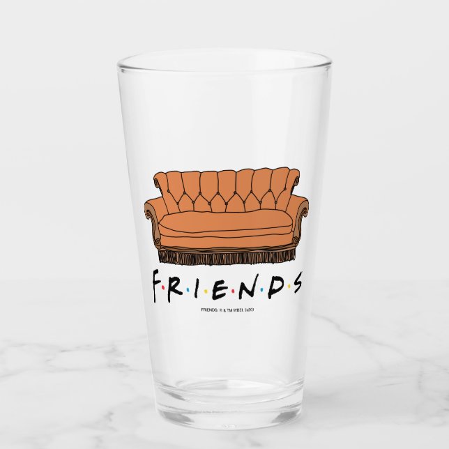 FRIENDS™ Couch Glas (Vorderseite)