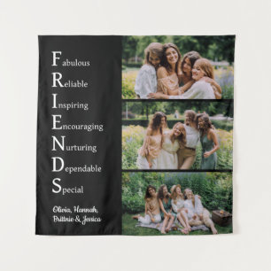 FRIENDS Custom Foto Tapestry Wandteppich