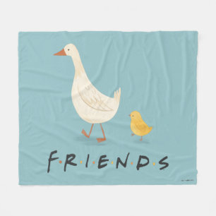 FRIENDS™ Das Küken und die Ente Fleecedecke