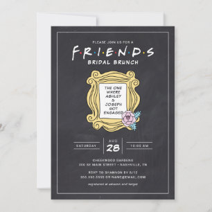 FRIENDS™ das mit der Chalkboard Brunch-Dusche Einladung