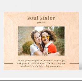 Friends Definition Quote Custom Holz Picture Frame Geätzte Rahmen