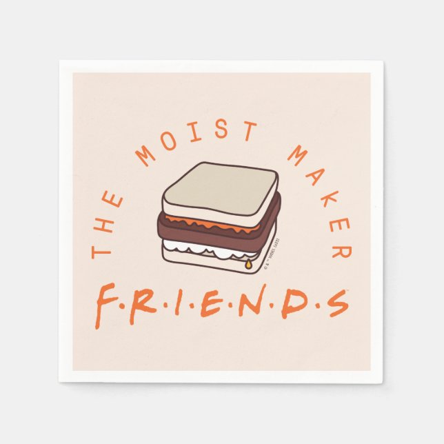 FRIENDS™ | Der Feuer-Maker Serviette (Vorderseite)