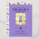 FRIENDS™ | Der mit dem 30. Geburtstag Folieneinladung<br><div class="desc">Feiern Sie Ihren Meilenstein mit der FRIENDS™ 'The One with the 30 th Birthday' Foil Invitation. Inspiriert von der geliebten TV-Show, fügt diese Einladung Ihrer Veranstaltung eine Touch Nostalgie hinzu. Diese Einladung, die aus den Ikone von FRIENDS™, wie dem Central Perk Logo und dem unverwechselbaren Rahmen von Monicas Apartmenttür, besteht,...</div>