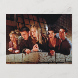 FRIENDS™   Die Gang auf dem Balkon Einladungspostkarte