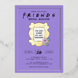 FRIENDS™ | Die mit dem Brautparty Folieneinladung