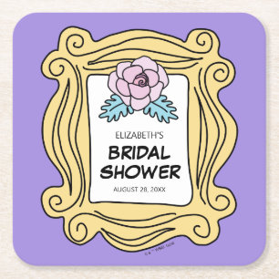 FRIENDS™   Die mit dem Brautparty Rechteckiger Pappuntersetzer