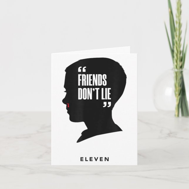 Friends Dont Lie Eleven  Karte (Vorderseite)