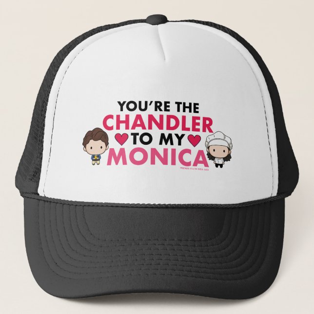 FRIENDS™ | Du bist der Chandler für meine Monica Truckerkappe (Vorderseite)