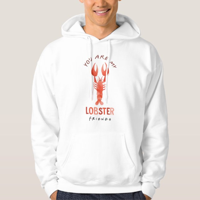 FRIENDS™ | Du bist mein Hummer Aquarell Grafik Hoodie (Vorderseite)