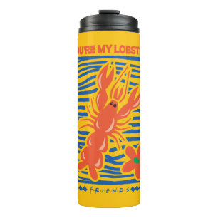 FRIENDS™ Du bist mein Hummer Lebendiges Grafikde Thermosbecher