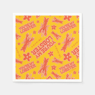 FRIENDS™   Du bist mein Hummer Lebendiges Muster Serviette