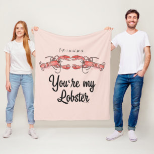 FRIENDS™ Du bist meine Languste Watercolor-Zitat Fleecedecke