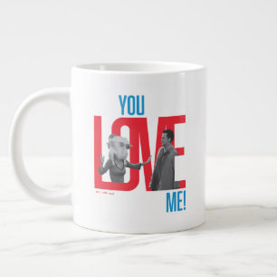 FRIENDS™ Du liebst mich Zitat Jumbo-Tasse