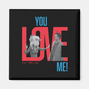 FRIENDS™ Du liebst mich Zitat Magnet