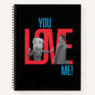 FRIENDS™ Du liebst mich Zitat Notizbuch