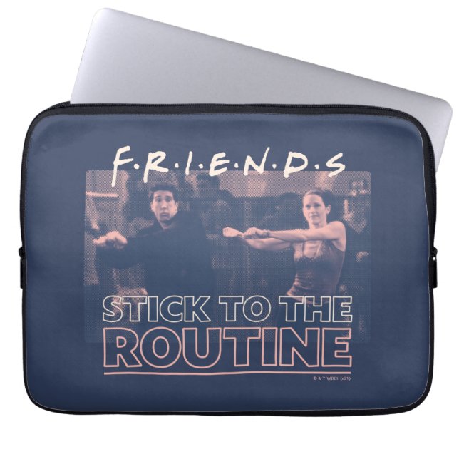 FRIENDS™ | Einhaltung des Routinesystems Laptopschutzhülle (Vorderseite)