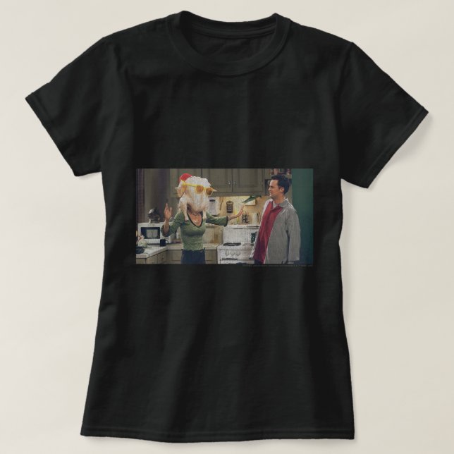 Friends Erntedank Türkei Leiter Monica Portrait T-Shirt (Design vorne)