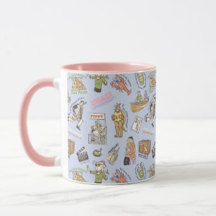 FRIENDS™ Farbiges Cartoon-Muster Tasse