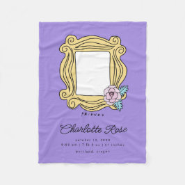 FRIENDS™ Floral Picture Frame | Geburtsstunde von  Fleecedecke