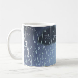 "Friends for All Weather" Gewitter bis Regenbogen Kaffeetasse