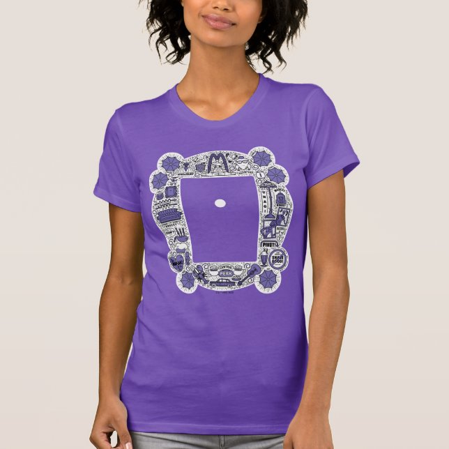 FRIENDS™ Frame Doodle Art T-Shirt (Vorderseite)