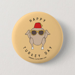 FRIENDS™ Frohen Truthahntag Button