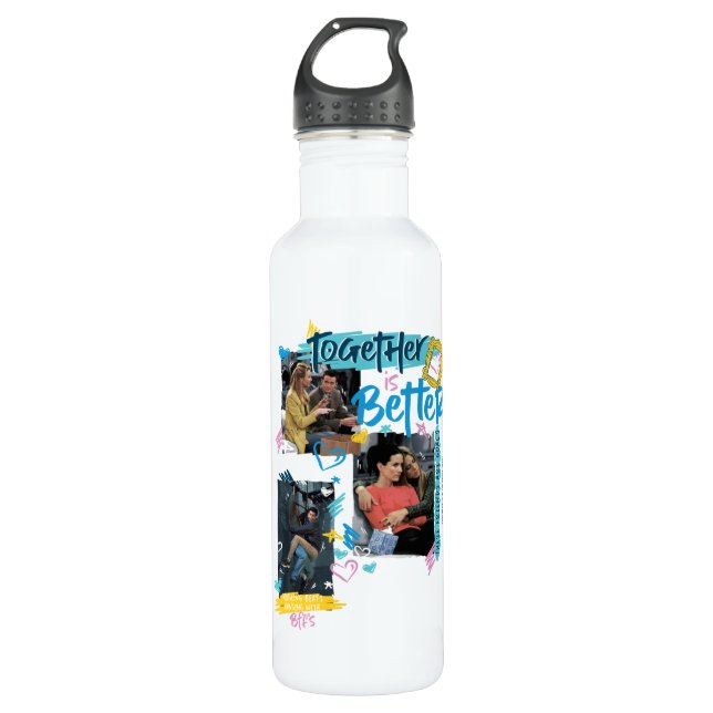 FRIENDS™ | Gemeinsam besser Edelstahlflasche (Vorderseite)