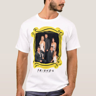 FRIENDS™ Gruppe in Schwarz-Weiß-Form T-Shirt