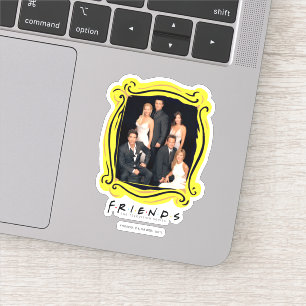 FRIENDS™   Gruppe in schwarz-weißer Formalkleidung Aufkleber