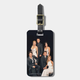 FRIENDS™   Gruppe in schwarz-weißer Formalkleidung Gepäckanhänger