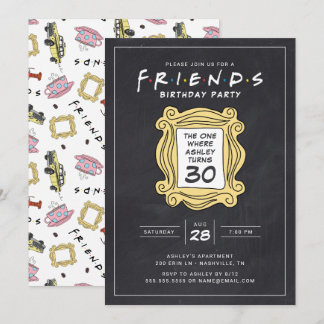 FRIENDS™ | Halbpension 30. Geburtstag Einladung