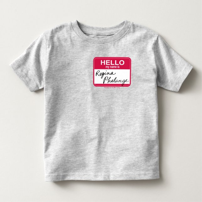 FRIENDS™ | Hallo Mein Name ist Regina Phalange Kleinkind T-shirt (Vorderseite)