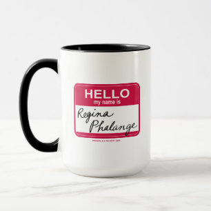 FRIENDS™   Hallo Mein Name ist Regina Phalange Tasse