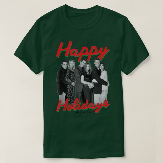 Friends Happy Holidays Group T-Shirt (Design vorne)