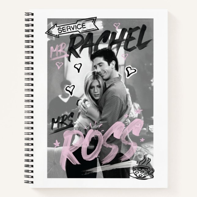 FRIENDS™ | Herr Rachel & Frau Ross Notizbuch (Vorderseite)