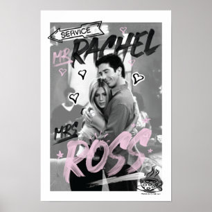 FRIENDS™ Herr Rachel & Frau Ross Poster