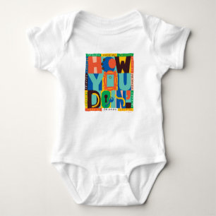 FRIENDS™   How You Doin' - Lebendige Grafik Baby Strampler