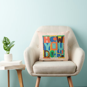 FRIENDS™   How You Doin' - Lebendige Grafik Kissen