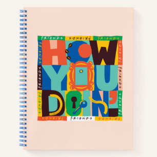 FRIENDS™ How You Doin' - Lebendige Grafik Notizbuch
