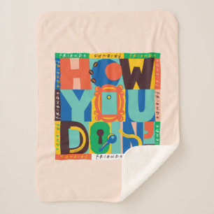 FRIENDS™ How You Doin' - Lebendige Grafik Sherpadecke