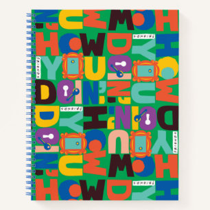 FRIENDS™   How You Doin' Lebendiges Muster Notizbuch